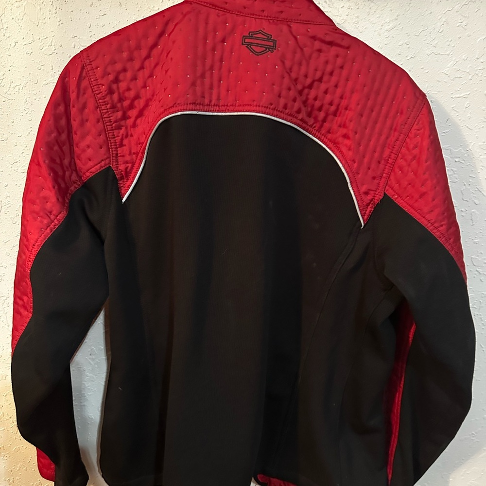 Harley-Davidson Red and Black Jacket - Picture 2 of 3